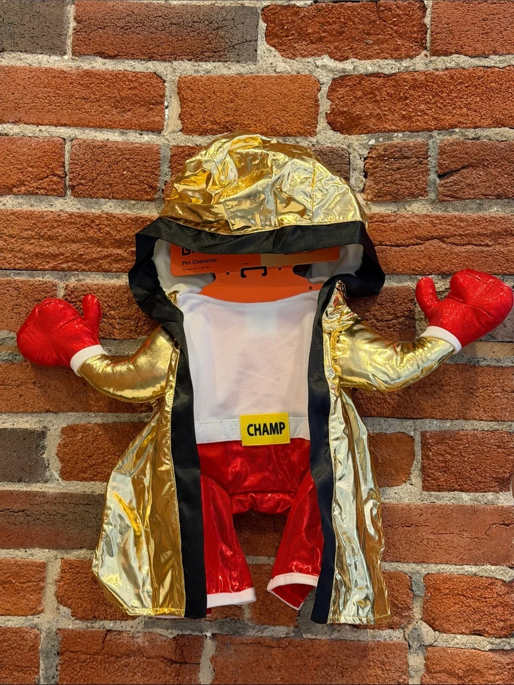 🥊🏆 NWT Boxing Champ Halloween Dog Costume - Lg - Boots and Barkley 🥊🏆